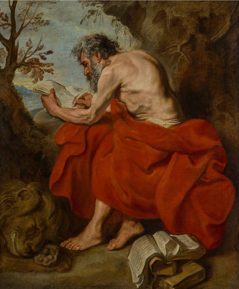 Sankt Hieronymus, omkring 1615-1616 - Antoine van Dyck