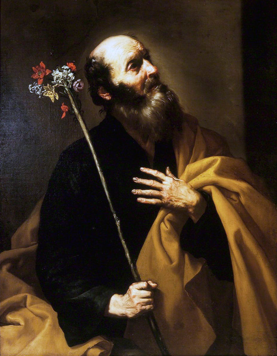 Saint Joseph med den blommande staven - Jusepe de Ribera