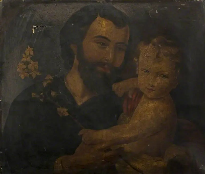 Sankt Josef och Jesusbarnet - Bartolomé Esteban Murillo