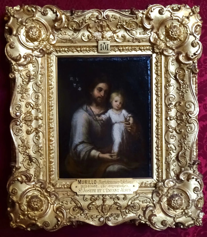 Sankt Josef och Jesusbarnet - Bartolomé Esteban Murillo