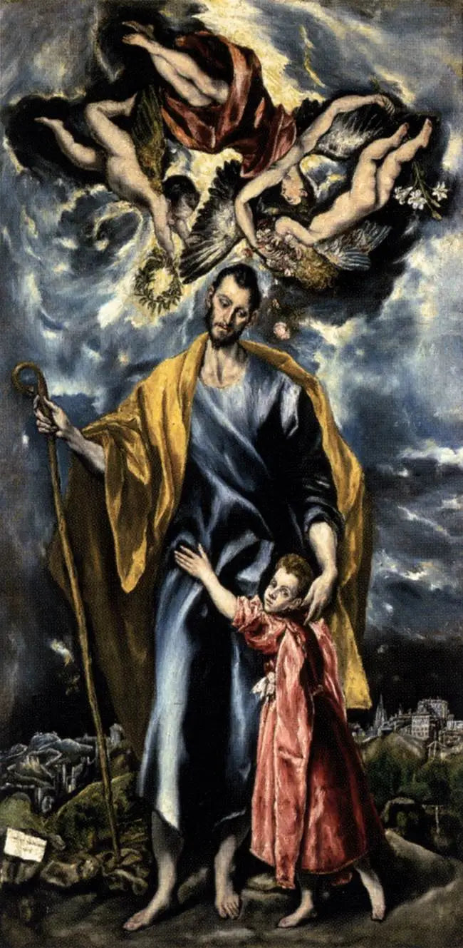 Sankt Josef och Jesusbarnet (Sankt Josef kapell) - El Greco