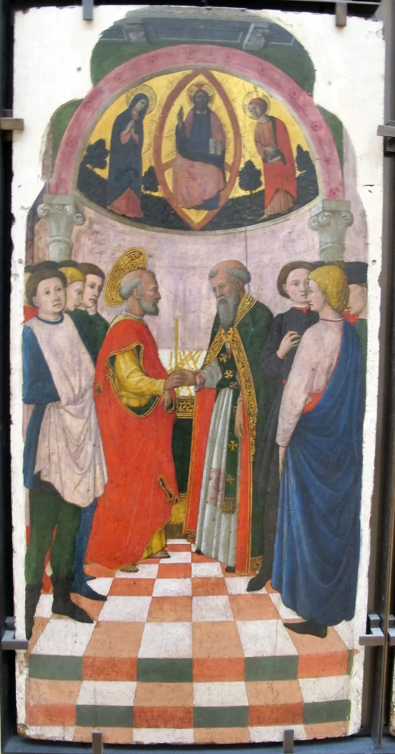 Saint Joseph och de pretendent - Giovanni Francesco da Rimini