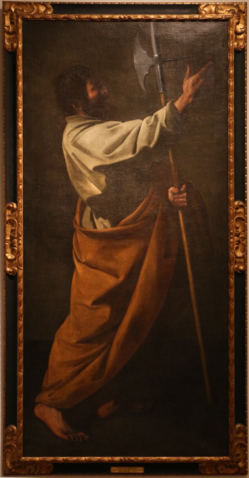 Sankt Judas Taddäus eller Sankt Matteus - Francisco de Zurbarán