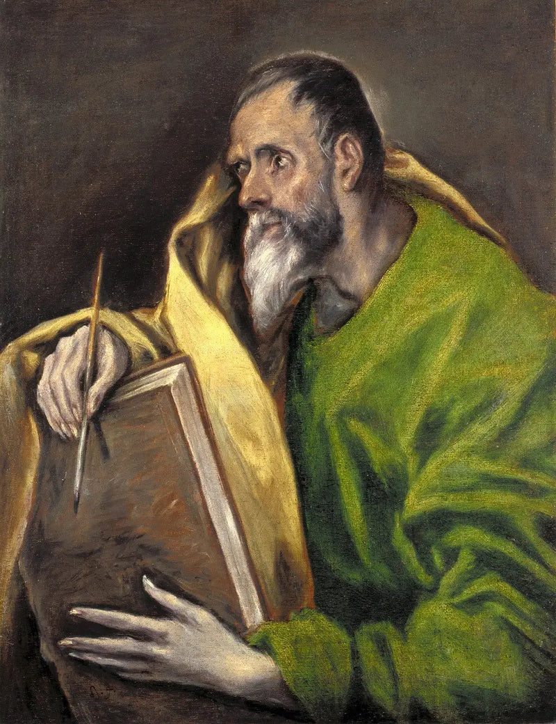 Saint Luc av El Greco - El Greco