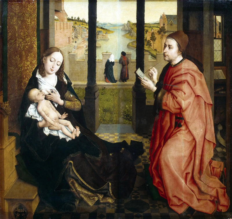 Saint Luc tecknar Jungfrun - Rogier van der Weyden