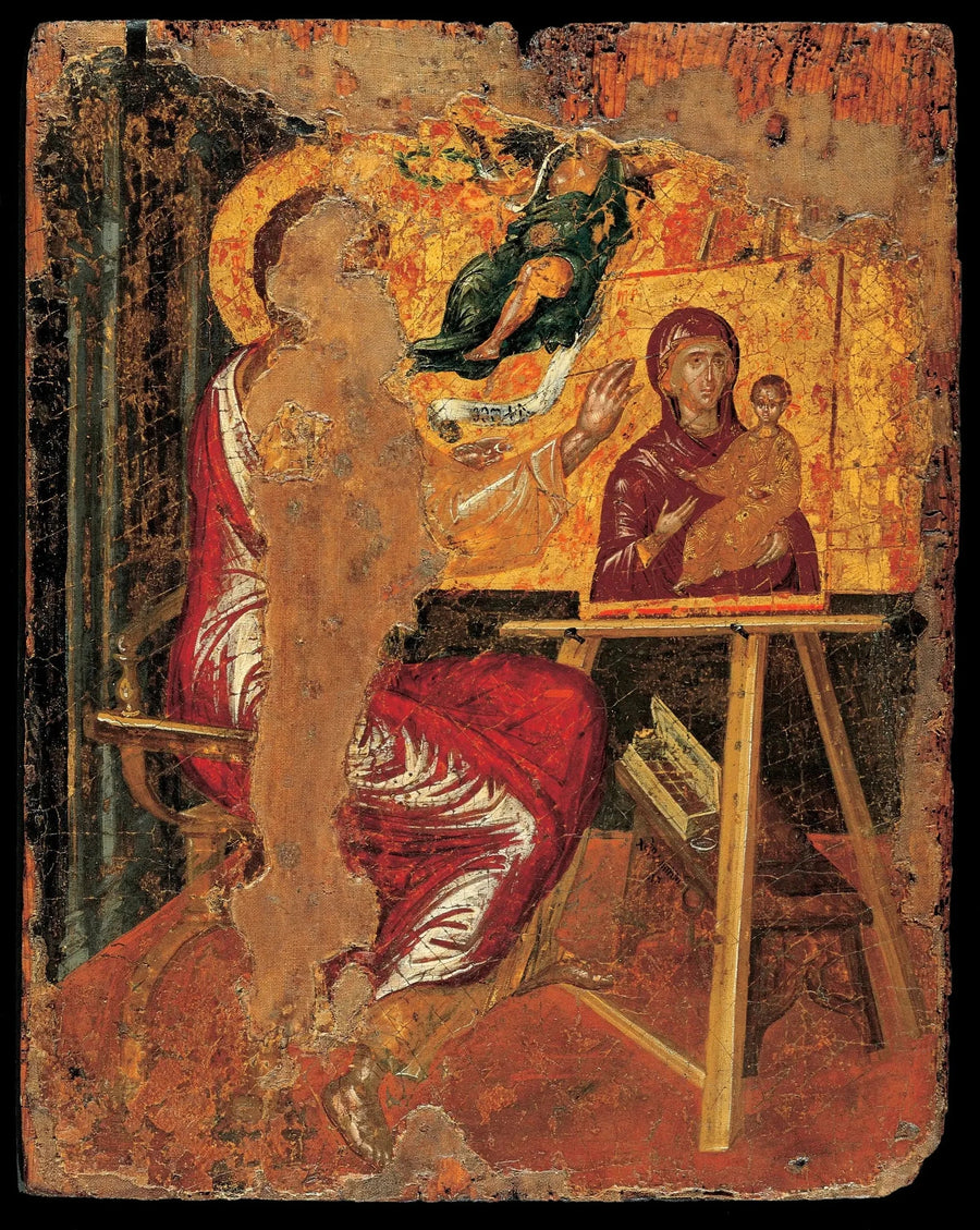 Saint Luc som målar Jungfru Maria - El Greco