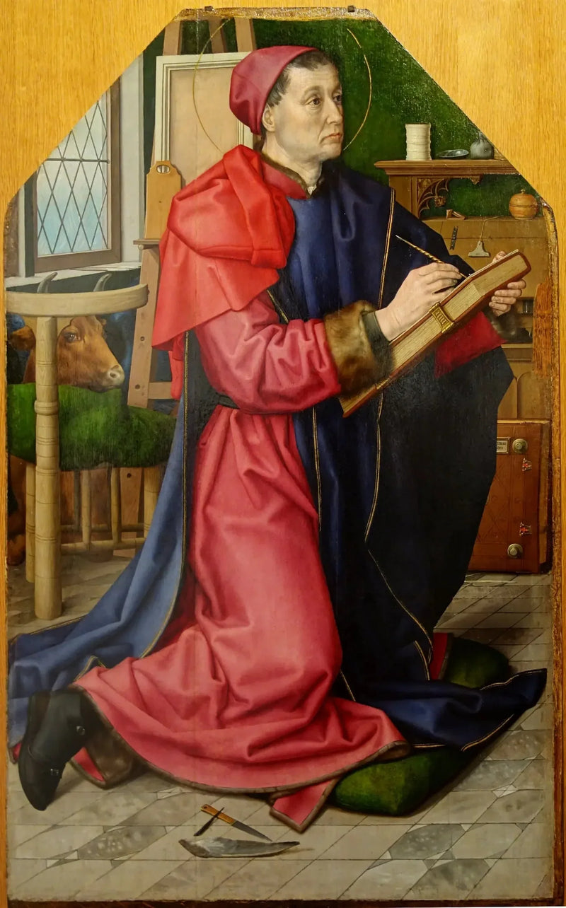 Saint Luc som målar Jungfrun - Hugo van der Goes