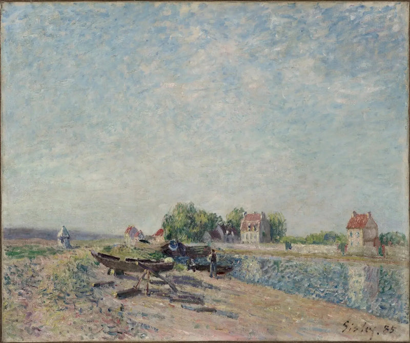 Saint-Mammès, Loingkanalen - Alfred Sisley