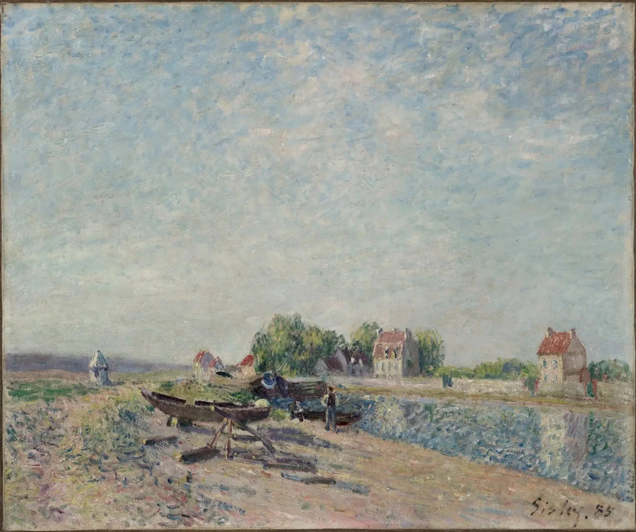 Saint-Mammès, Loingkanalen - Alfred Sisley