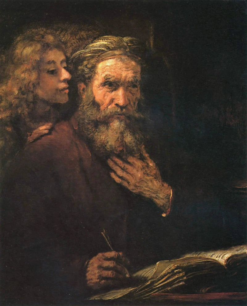 Sankt Matteus och ängeln - Rembrandt