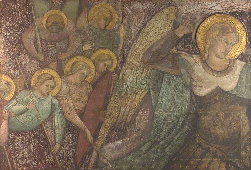 Saint Michel et les autres anges - Spinello Aretino image 1 reproduction de peinture à l’huile