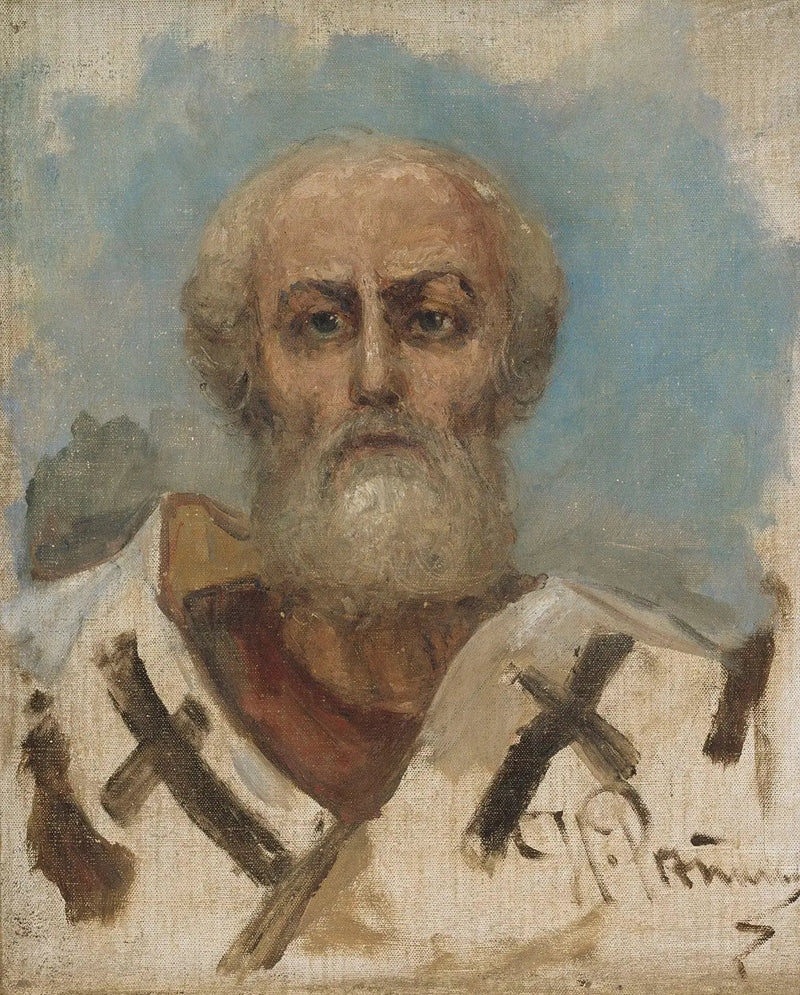 Sankt Nikolaus, skiss - Ilya Repin