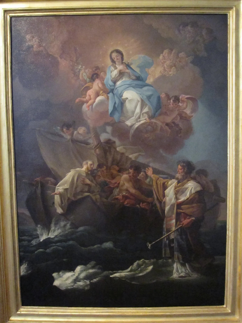 Saint Nicolas räddar de skeppsbrutna - Corrado Giaquinto