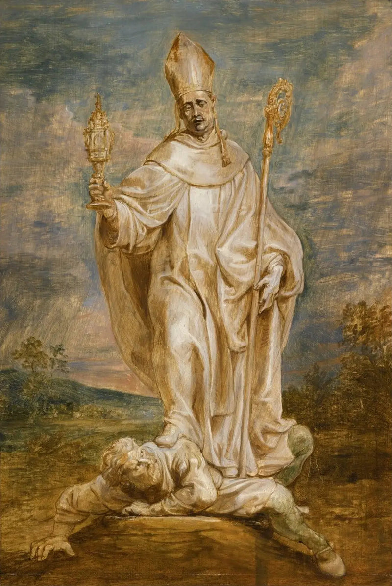 Saint Norbert segrande Tanchelm - Peter Paul Rubens