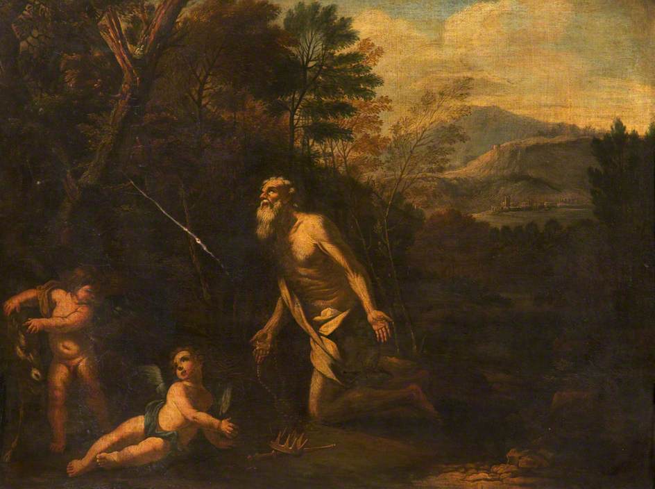 Saint Onuphre - Giovanni Benedetto Castiglione image 1 copie peinte à la main à l’huile