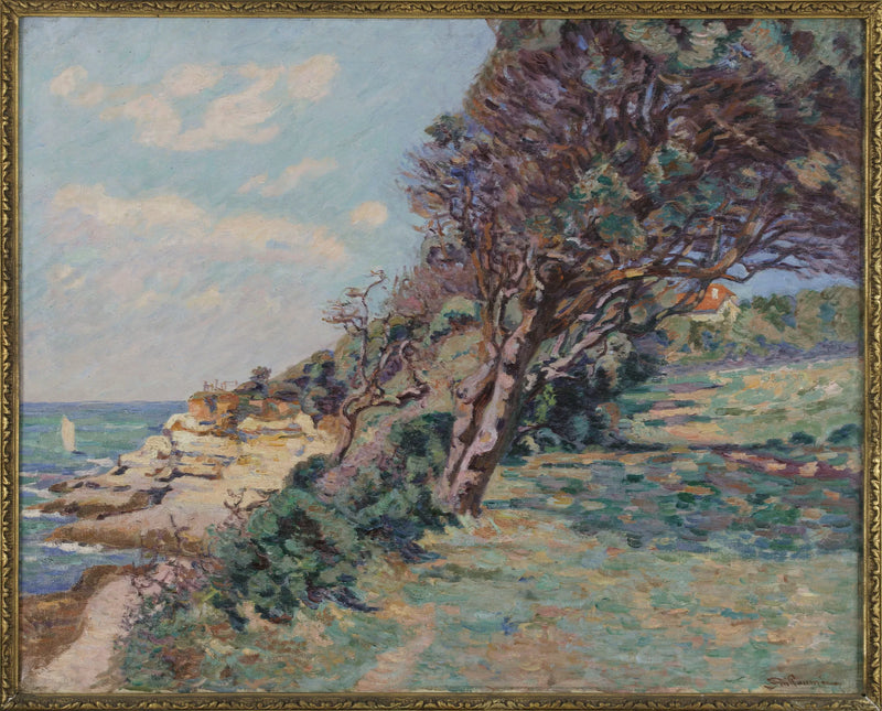 Saint-Palais, la Pointe de la Douane, augusti 92, klockan 10 på morgonen - Armand Guillaumin