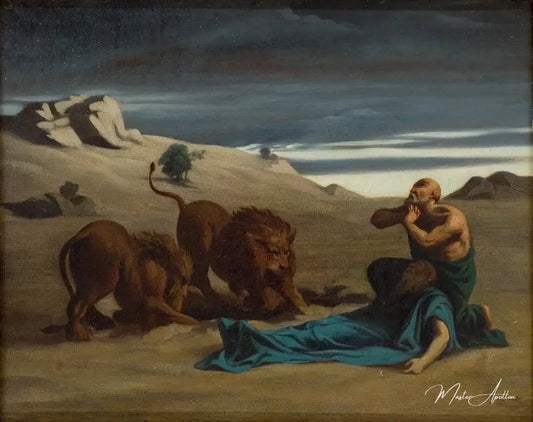 Saint-Paul entouré par les lions - Alexandre Cabanel Reproductions de tableaux à la peinture à l’huile