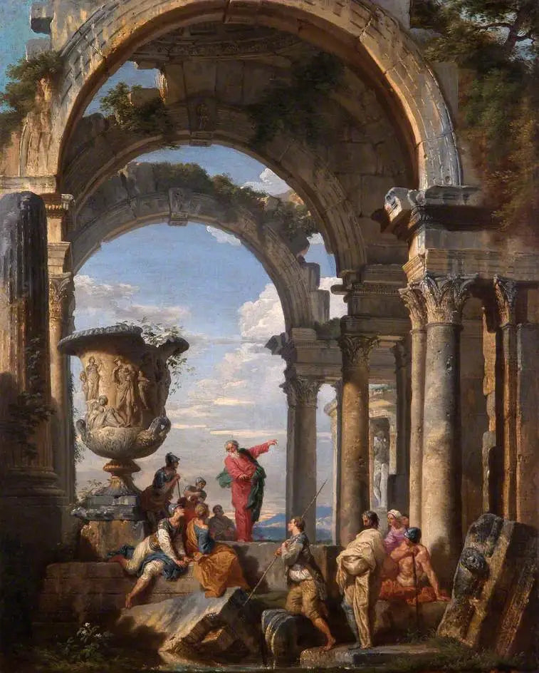 Sankt Paulus predikar i Athen - Giovanni Paolo Panini