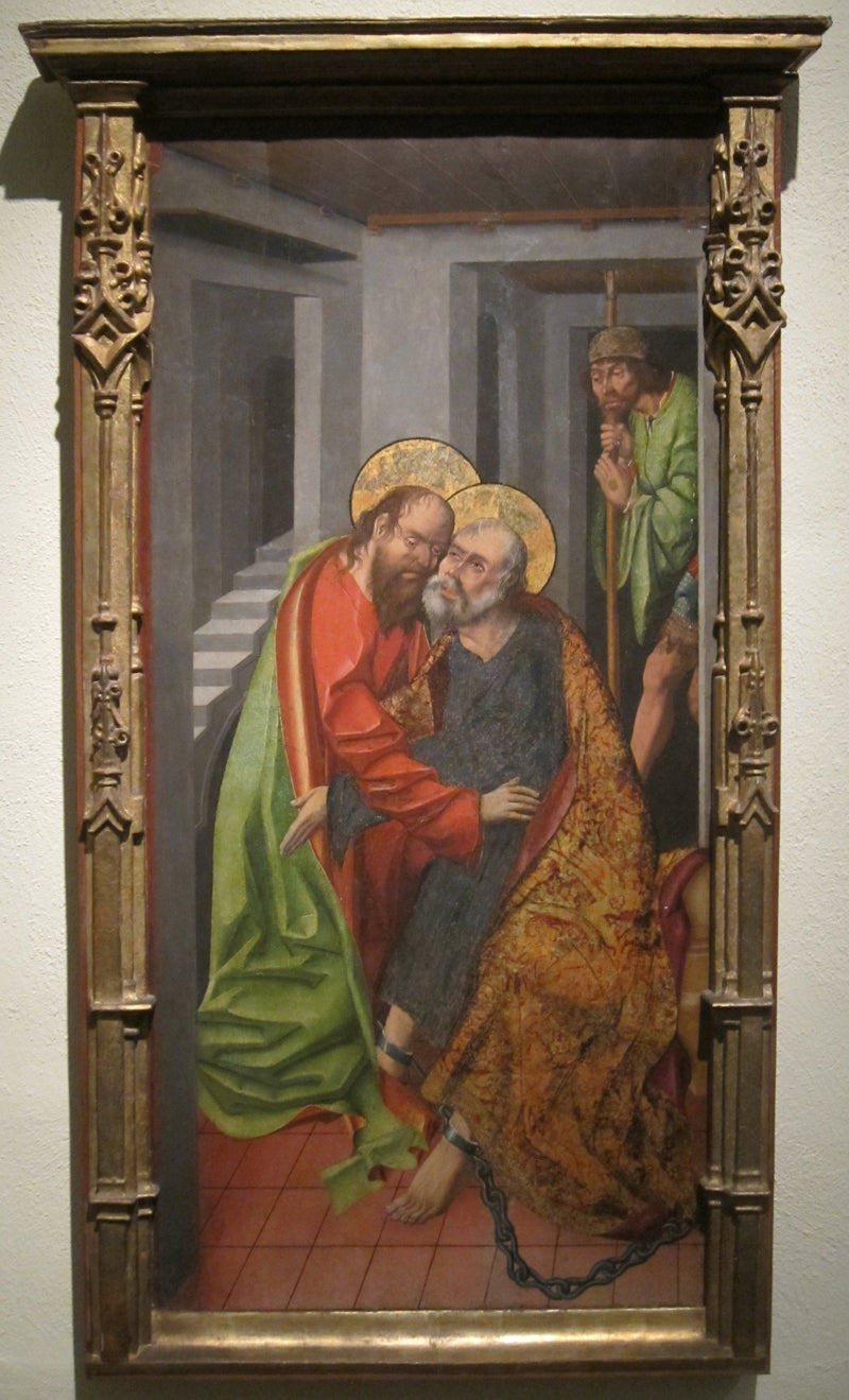 Saint Paul rendant visite à Saint Pierre en prison - Fernando Gallego