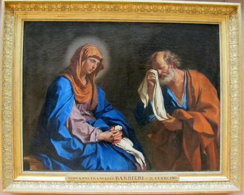 Saint Pierre gråter framför Jungfrun - Guercino