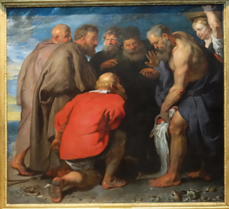 Saint Pierre som tar emot tributpengarna - Peter Paul Rubens