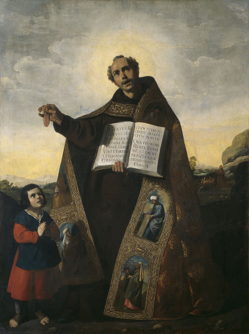 Saint Romain d'Antioche och Saint Barulas - Francisco de Zurbarán