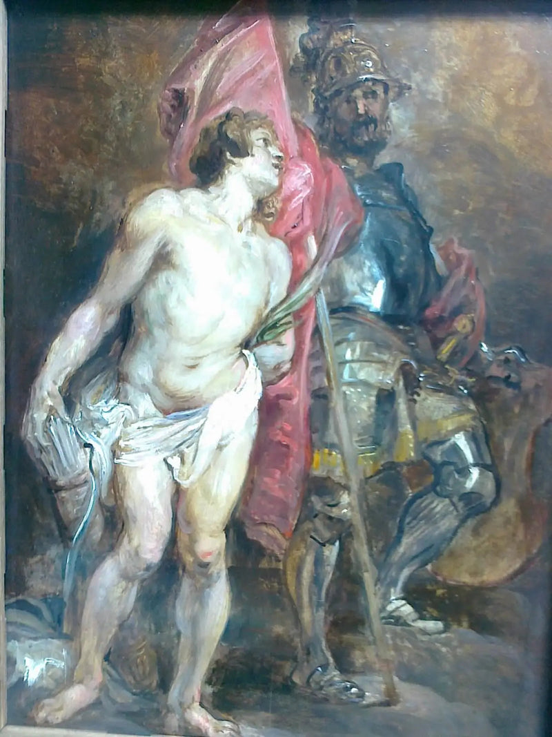 Sankt Sebastian och Sankt Georg - Peter Paul Rubens