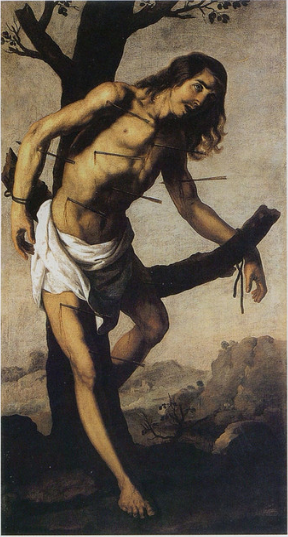 Saint Sébastien - Francisco de Zurbarán