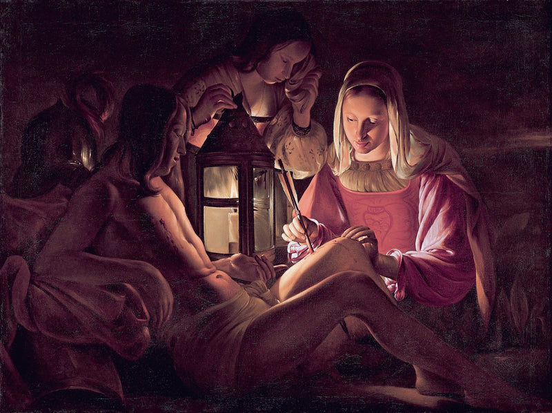 Saint Sébastien omhändertagen av Irène - Georges de La Tour