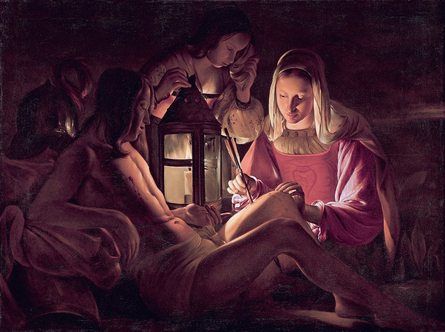 Saint Sébastien omhändertagen av Irène - Georges de La Tour