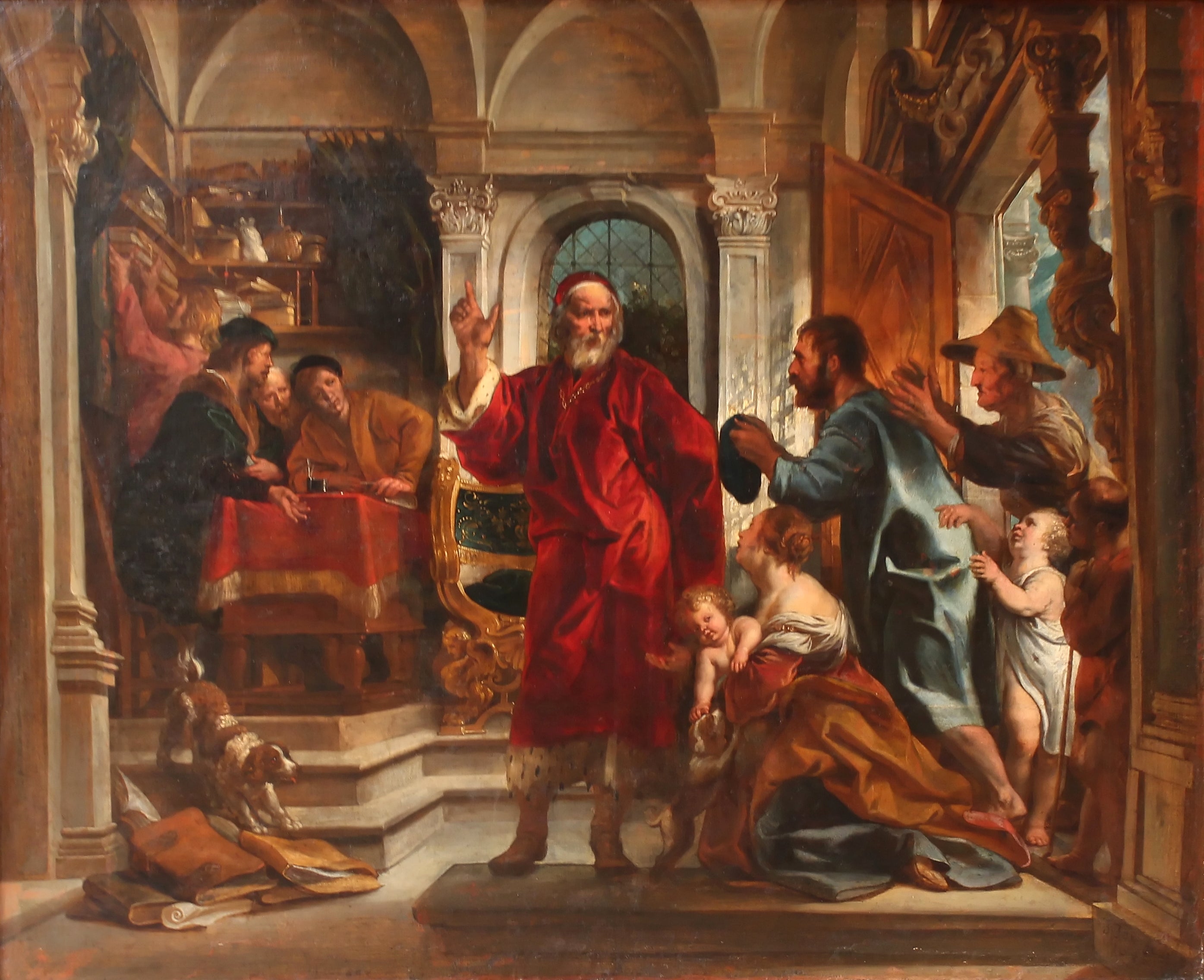 Saint Yves, patron des avocats - Jacob Jordaens