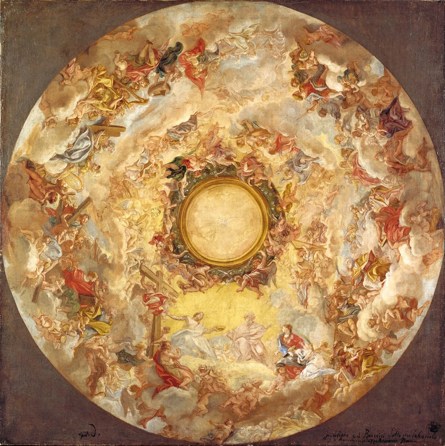 Sainte Agnès est reçue au Ciel - Giovanni Battista Gaulli
