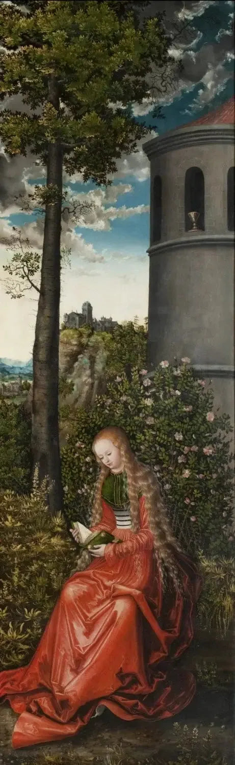 Sainte Barbe - Lucas Cranach den äldre