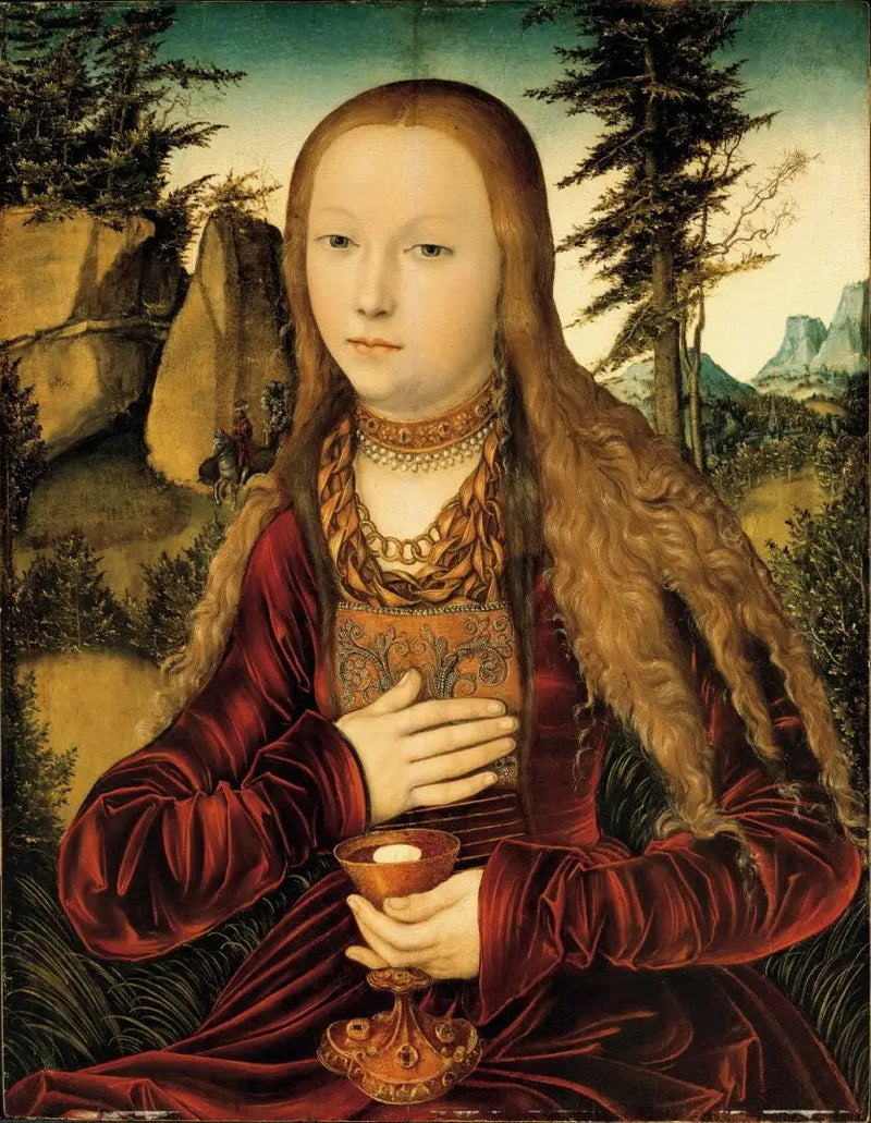 Sainte Barbe - Lucas Cranach den äldre