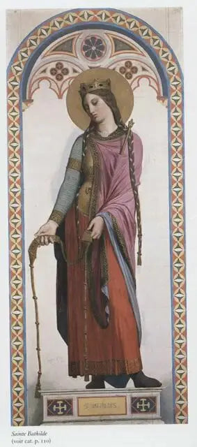 Heliga Bathilde av Chelles - Jean-Auguste-Dominique Ingres