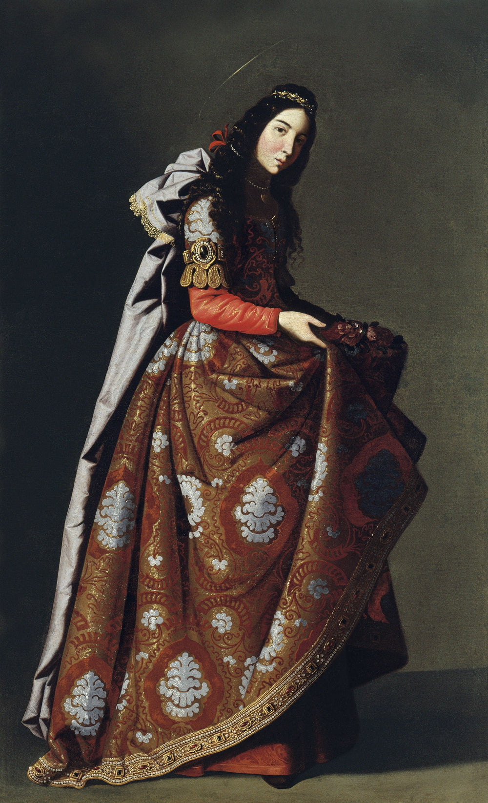 Sainte Casilda - Francisco de Zurbarán image 1 copie de tableau peinte à la main