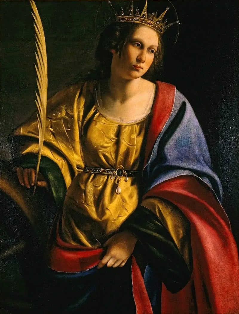 Sankt Katarina av Alexandria - Artemisia Gentileschi