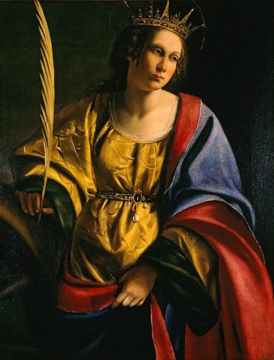 Sankt Katarina av Alexandria - Artemisia Gentileschi