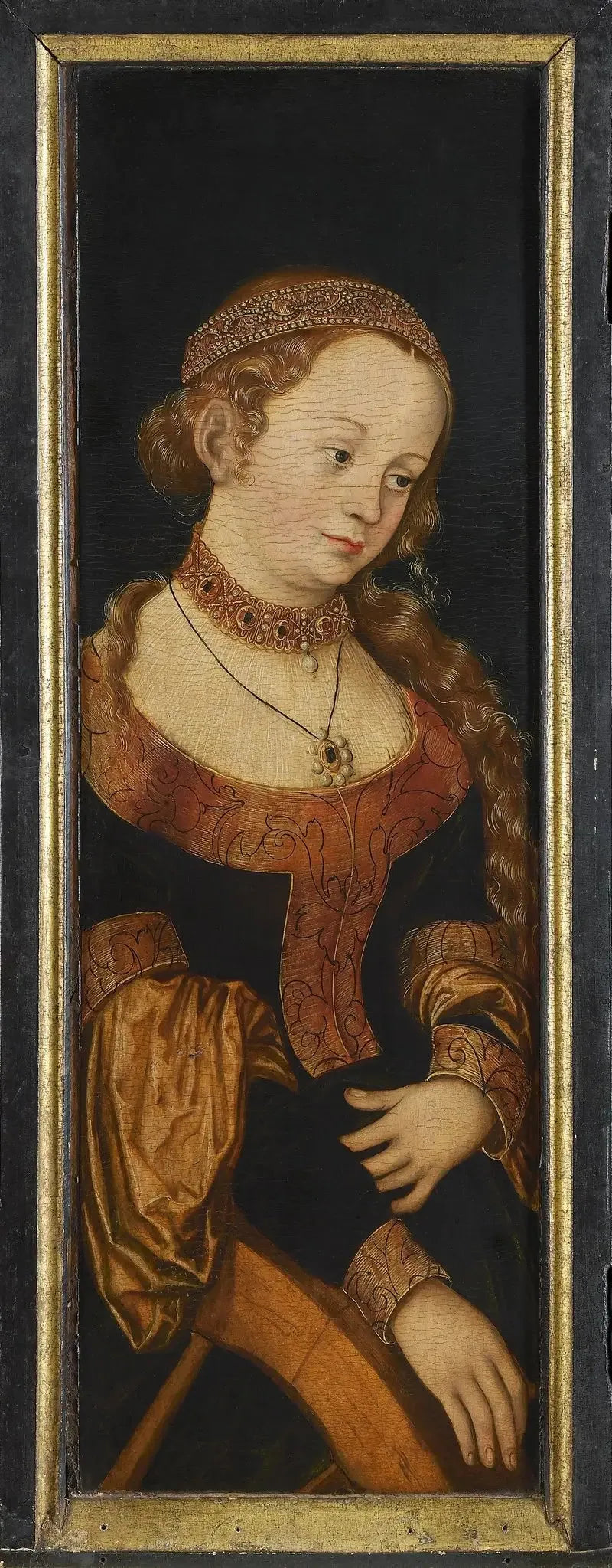 Sainte Catherine d'Alexandrie - Lucas Cranach den äldre
