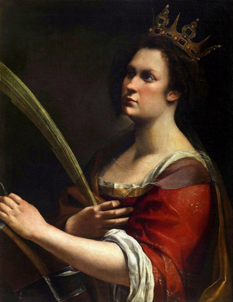 Sankt Katarina av Alexandria - Artemisia Gentileschi