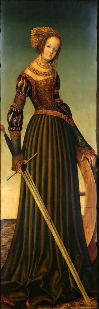 Sainte Catherine - Lucas Cranach den äldre