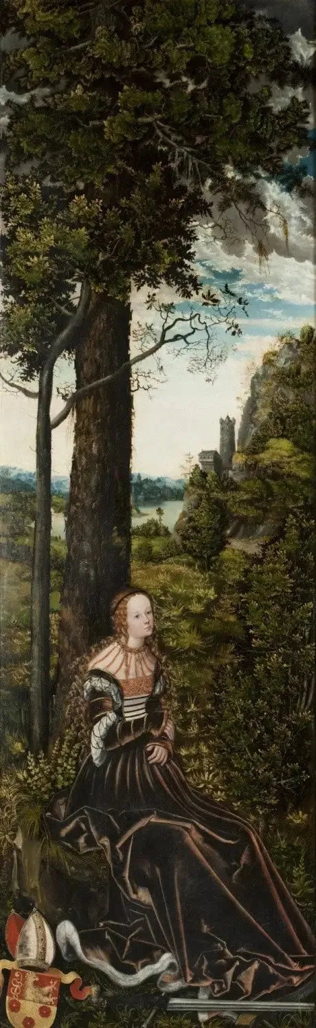 Sainte Catherine - Lucas Cranach den äldre