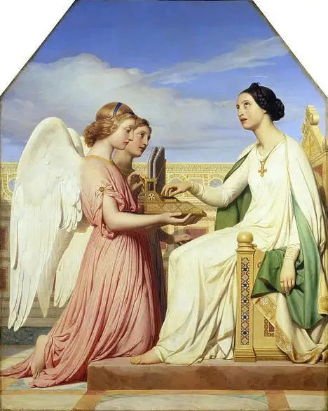 Sankt Cäcilia och änglarna - Paul Delaroche