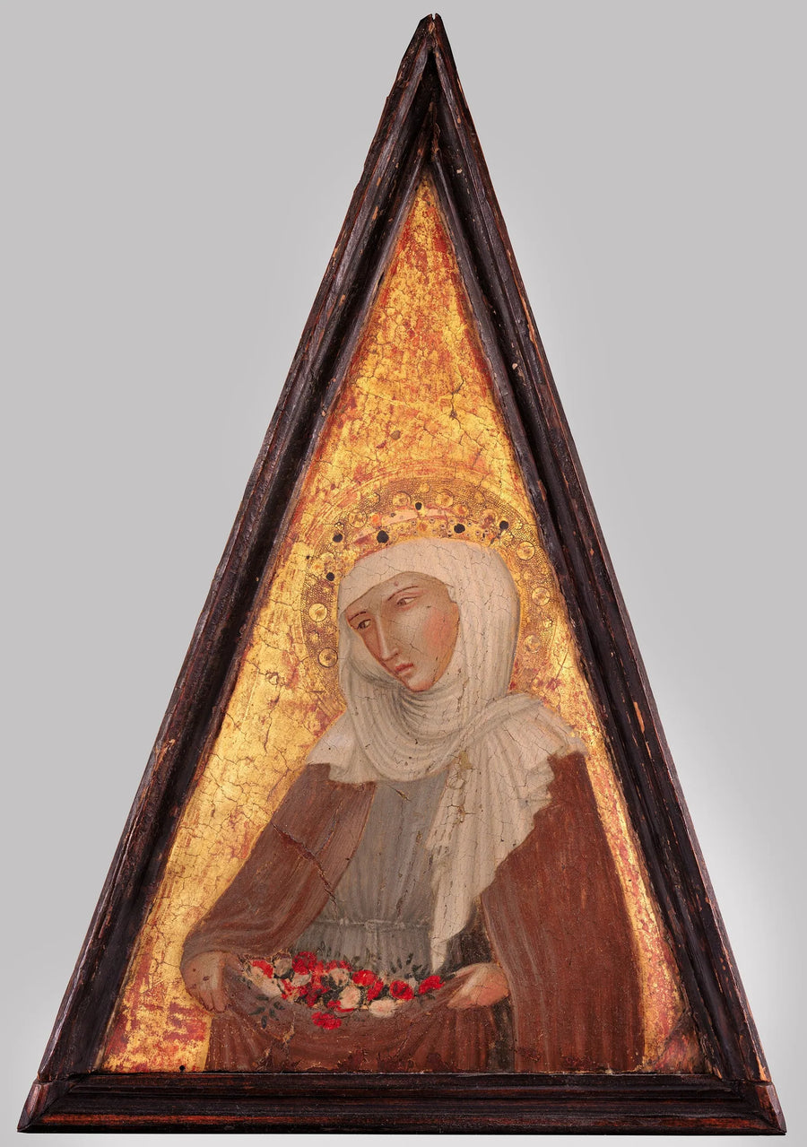 Sainte Élisabeth de Hongrie - Ambrogio Lorenzetti