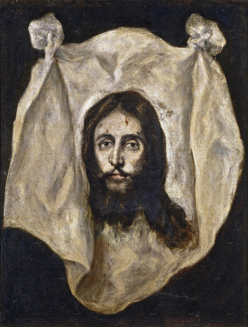 Heliga ansiktet av Jesus - El Greco
