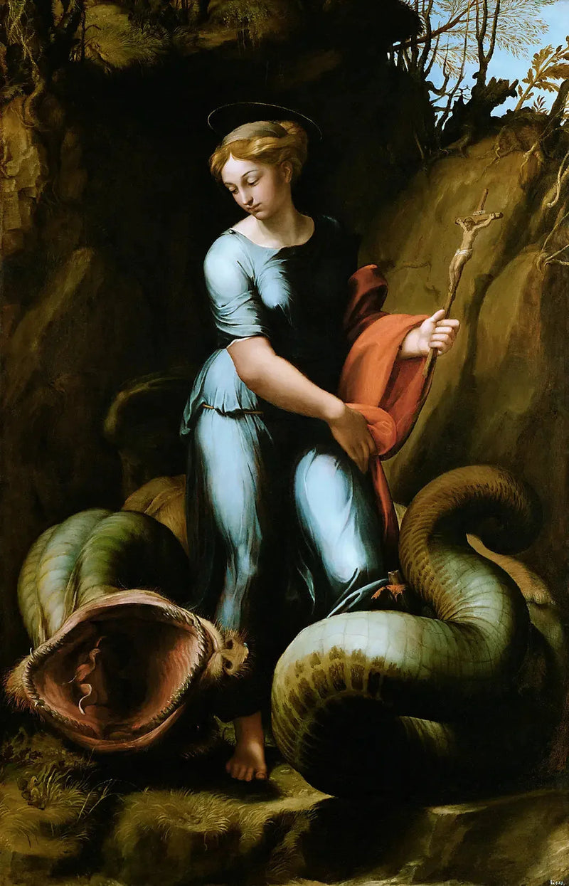 Heliga Margareta - Raphael Sanzio
