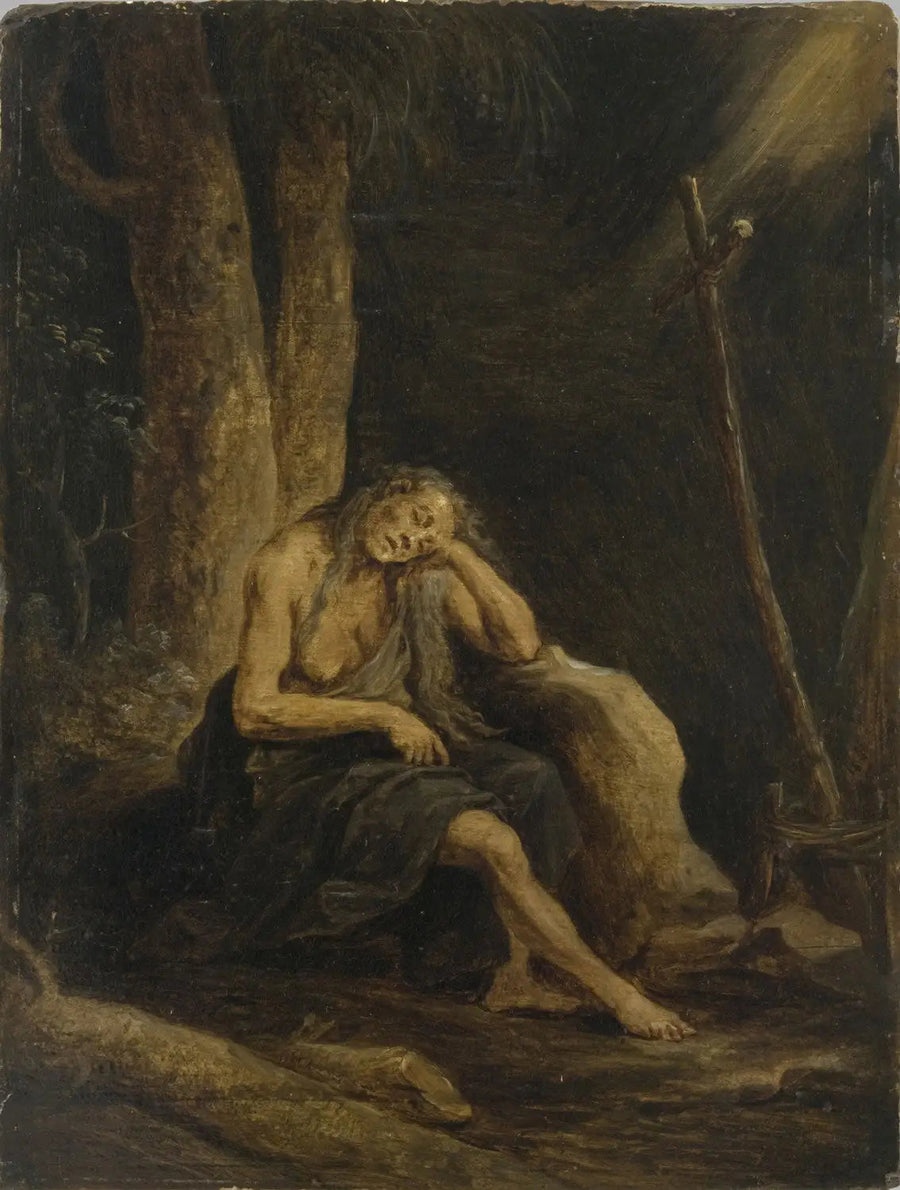 Heliga Maria i öknen - David Teniers den yngre