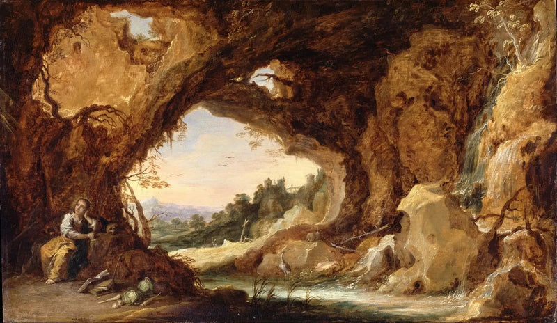 Sankta Maria Magdalena i botgöring - David Teniers den yngre