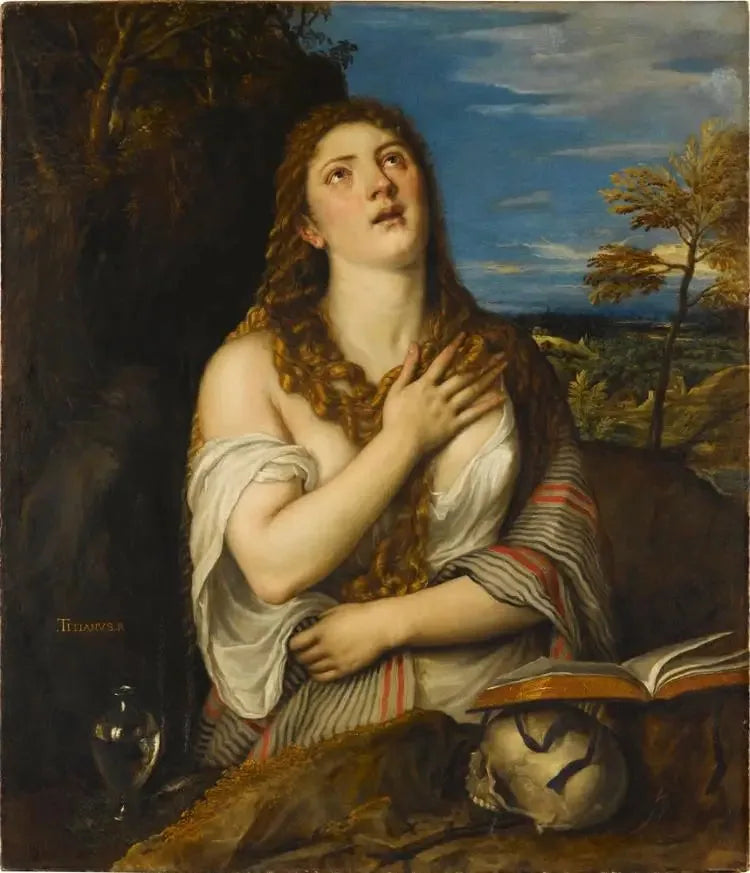 Sankta Maria Magdalena i botgöraren - Titian