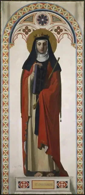Heliga Radegonde av Poitiers - Jean-Auguste-Dominique Ingres